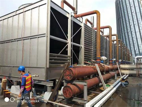 玻璃鋼冷卻塔塔芯部分堵塞影響降溫的解決辦法,玻璃鋼冷卻塔結構圖